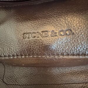Stone & Co. Brown Leather Handbag
